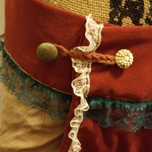 Handmade Gypsy Fairy Elf Circle Wrap Skirt Boho - Picture 6 of 7